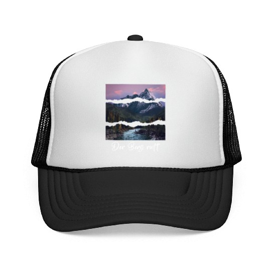 the mountain is calling Trucker Caps