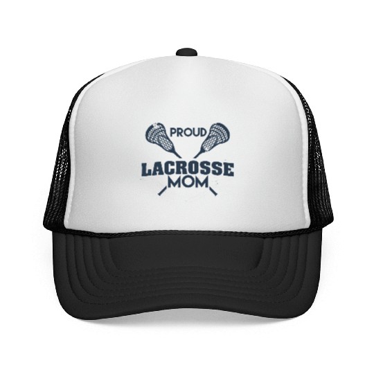 Proud Lacrosse Mom Passion Is Gift cool Trucker Caps