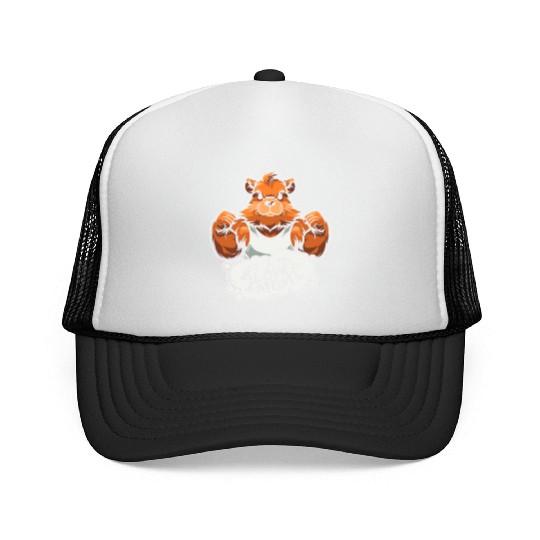 Guinea Pig Cavy Mother I Love Mom Trucker Caps