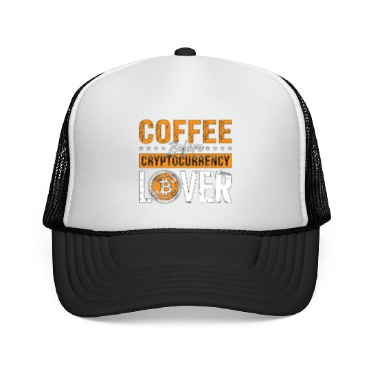 Cryptocurrency Lover Coffee Litecoin Coffee Lover Trucker Caps