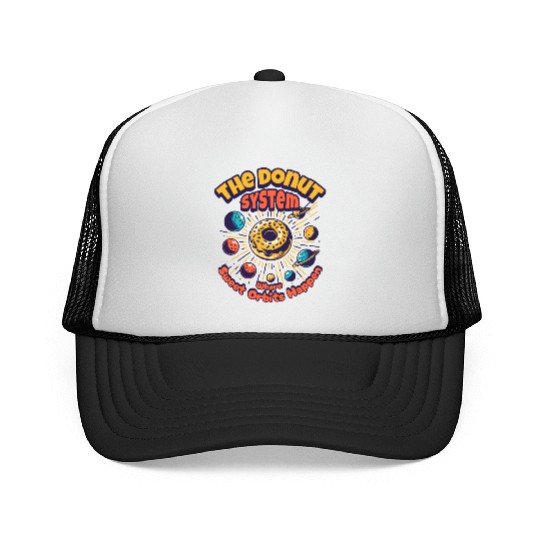 Donut Solar System Trucker Caps