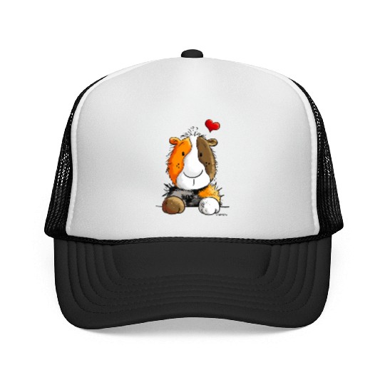 Happy Rosettes Guinea Pig Gift For Rodent Friends Trucker Caps
