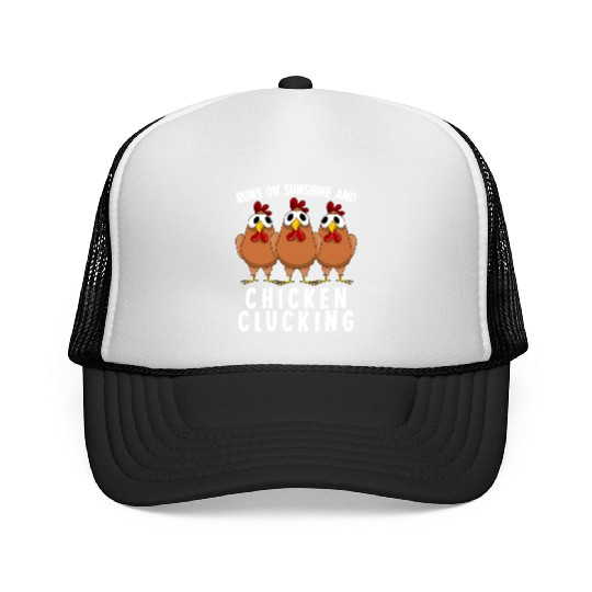 Poultry Chicken Farm Farmer Chickens Trucker Caps
