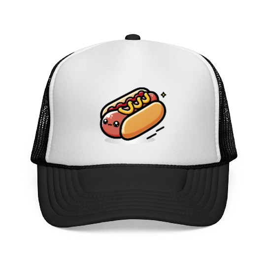 Cute Kawaii Hot dog Trucker Caps