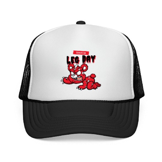 Scream for Leg Day Trucker Caps