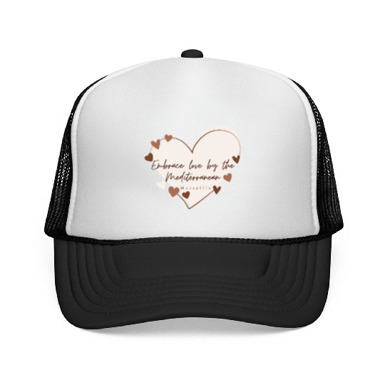 Embrace love by the Mediterranean Trucker Caps