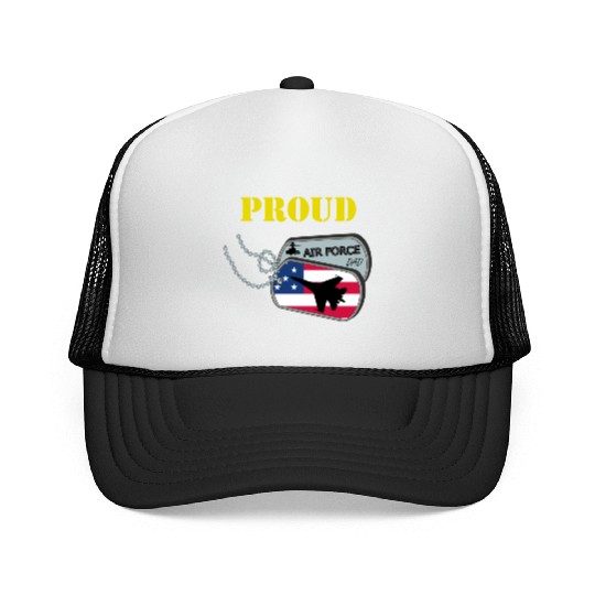 Proud Air Force Dad Trucker Caps