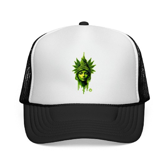 Mary Jane Weed Queen Trucker Caps