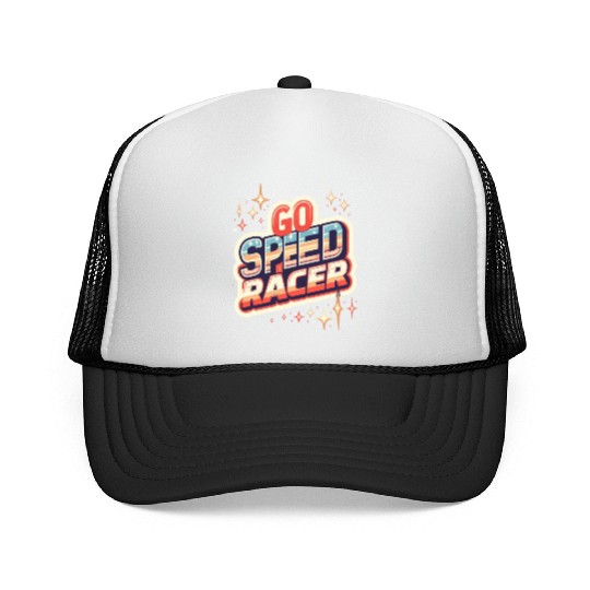 Go speed racer Trucker Caps