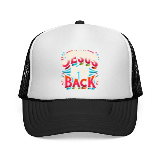 Jesus Has My Back 22 Trucker Caps