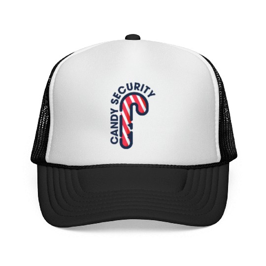 Candy Security Mom Dad Matching Birthday Costume Trucker Caps