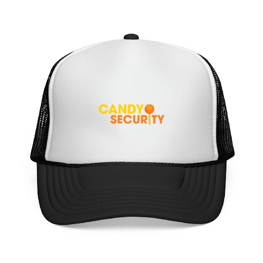 Candy Security Mom Dad Matching Birthday Costume Trucker Caps