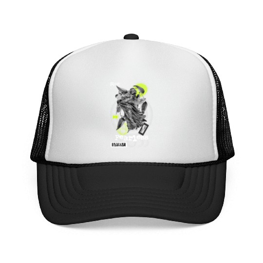 WHYTE - STREET WEAR URBAN STYLE "FEARLESS" Trucker Caps