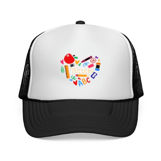 School Teacher, Teacher Appreciation Trucker Caps