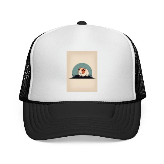 Guinea Pig 4 - Japanese Retro Art Trucker Caps