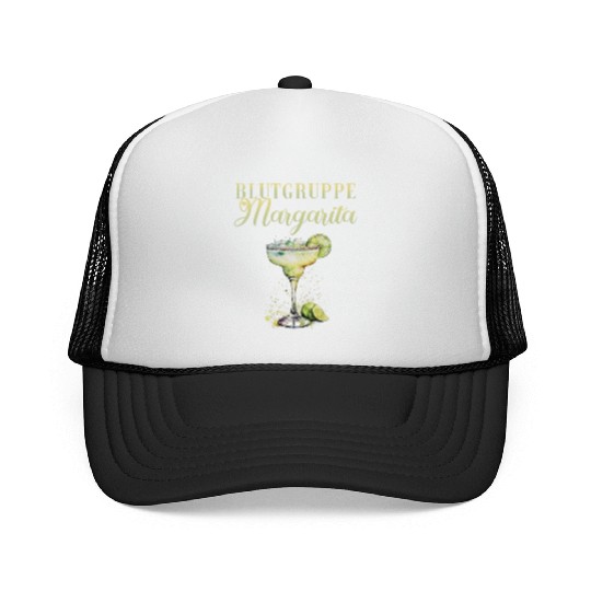 Blutgruppe Margarita Tequila Stag Party Trucker Caps