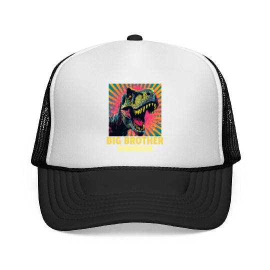 Big Brother Dinosaur Trucker Caps