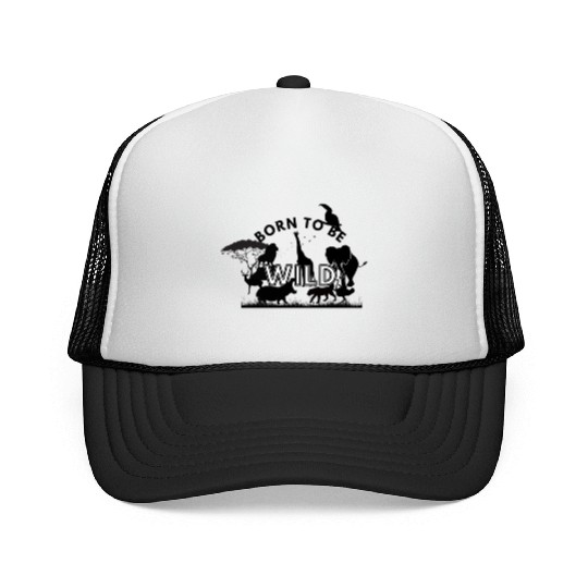 Born To Be Wild Silhouettes Trucker Caps