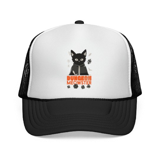 Dungeon Meowster Trucker Caps