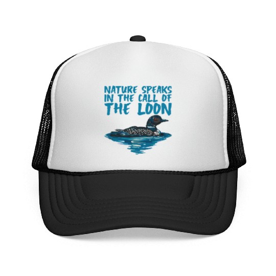 Nature Speaks In The Call Of The Loon 2 Trucker Caps