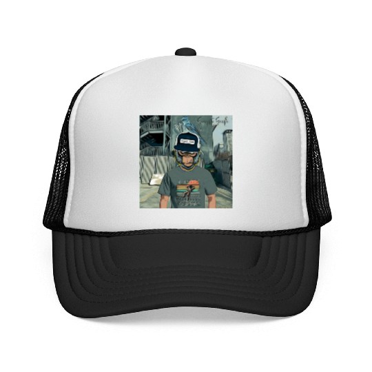 Gangsta Gorilla-Silverback Swanson Gorilla Wear Trucker Caps