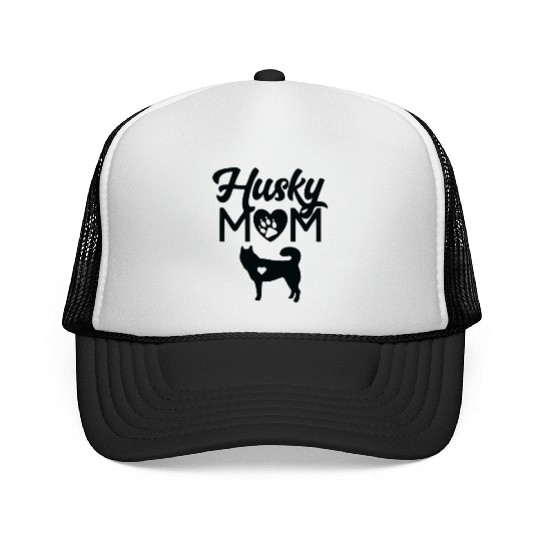 Husky mom Trucker Caps