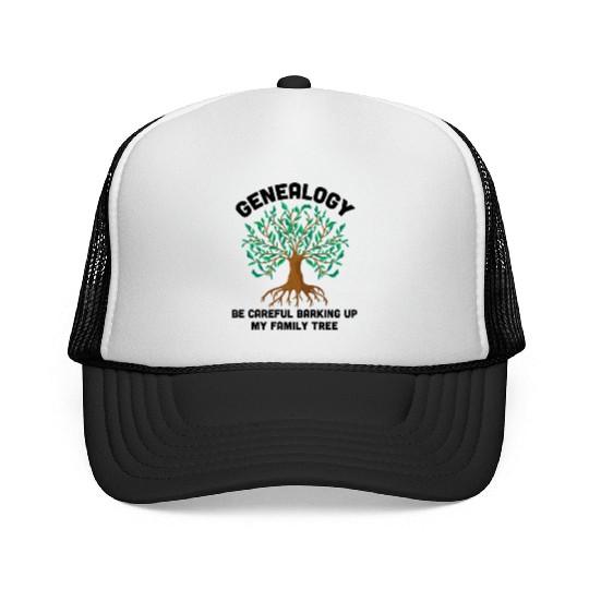 Family Genealogist Ancestry Lineage Genealogy Trucker Caps