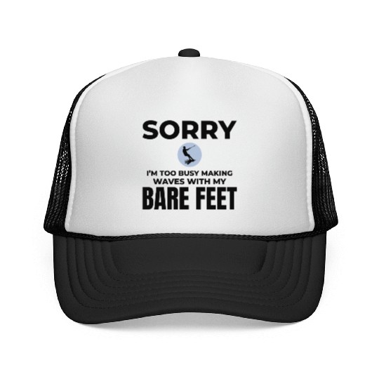 Barefoot Water Skiing Extreme Sports Barefooting Trucker Caps