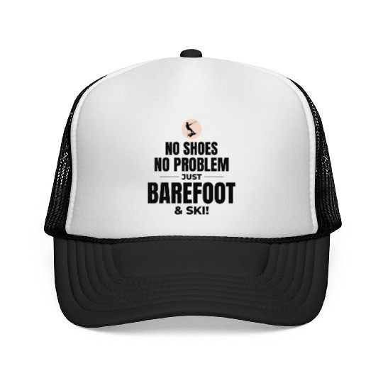 Barefoot Water Skiing Extreme Sports Barefooting Trucker Caps
