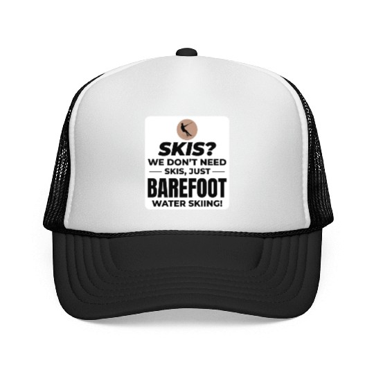Barefoot Water Skiing Extreme Sports Barefooting Trucker Caps