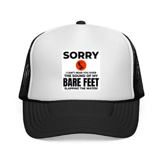 Barefoot Water Skiing Extreme Sports Barefooting Trucker Caps