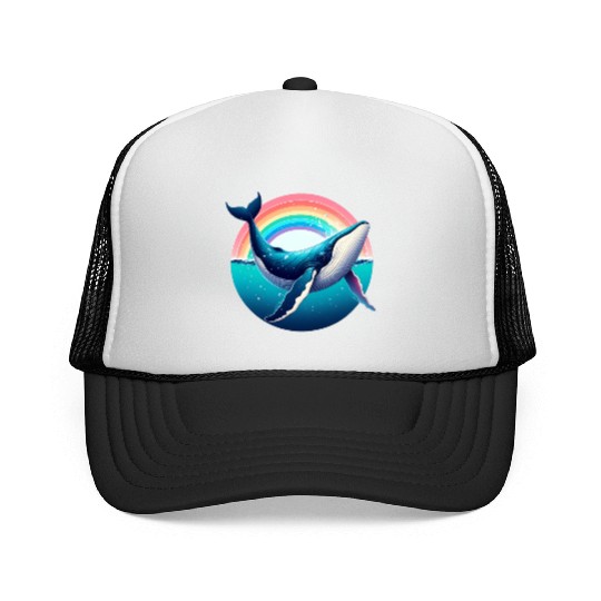 Vintage Whale Trucker Caps