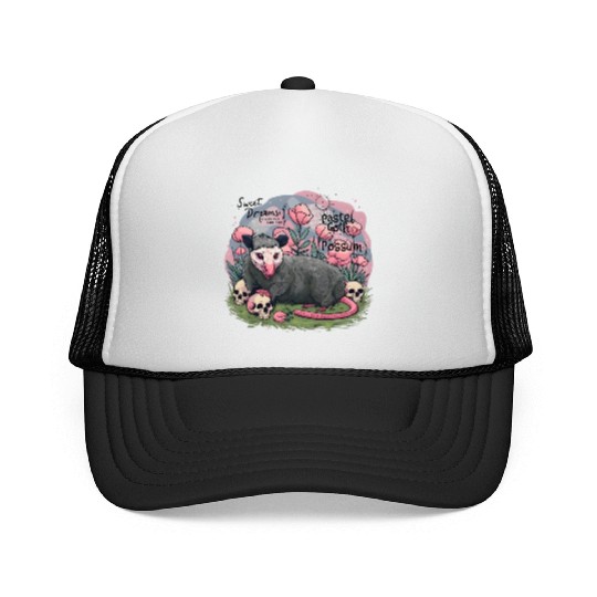 sweet dreams goth possum Street Cats Squad Trucker Caps