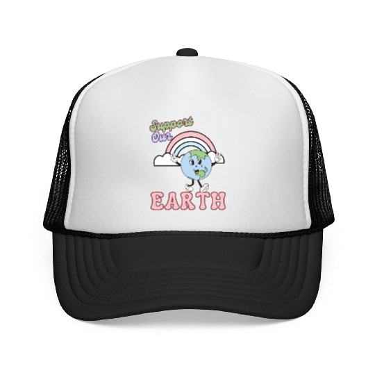 Support Our Earth Day Trucker Caps