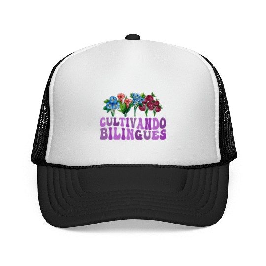 Cultivando Bilingües Spanish Teacher Trucker Caps