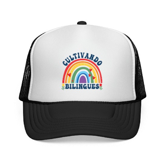 Cultivando Bilingües Spanish Teacher Trucker Caps