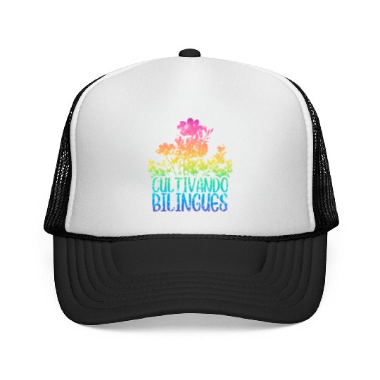 Cultivando Bilingües Spanish Teacher Trucker Caps