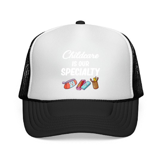 Childcare is our Speciality Daycare Teacher Trucker Caps