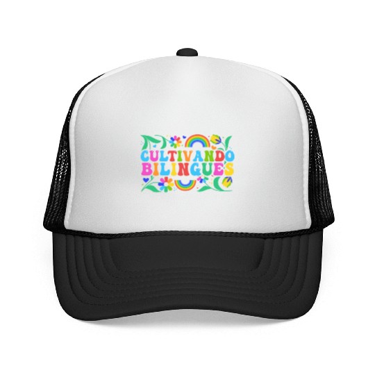 Cultivando Bilingües Spanish Teacher Trucker Caps