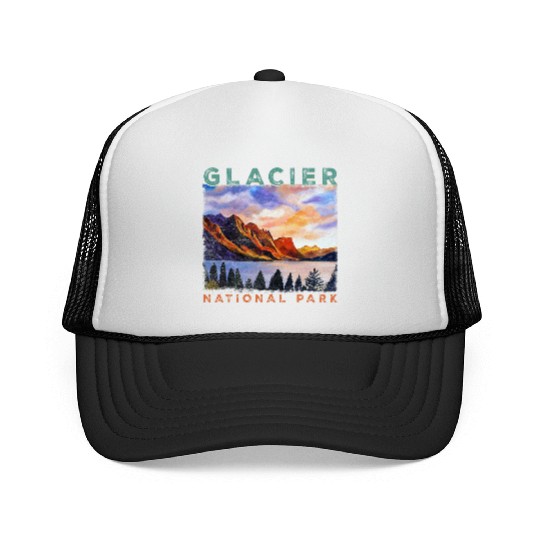 Glacier National Park US Montana parks Trucker Caps