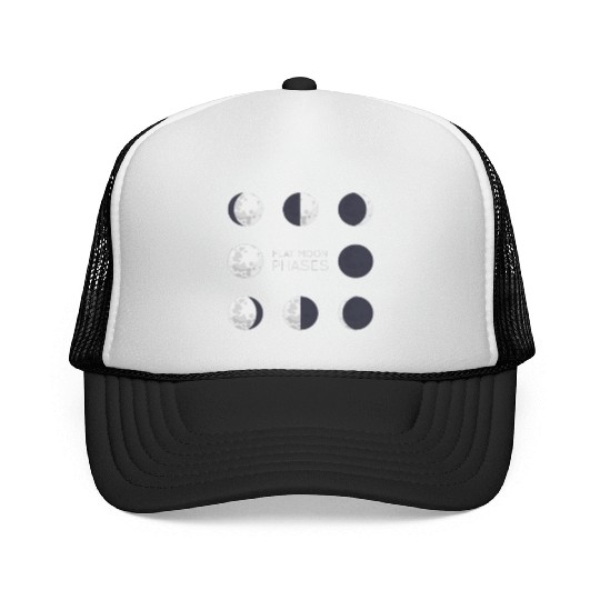 Cool Full Moon - Solar Eclipse, Moon Phases Total Trucker Caps