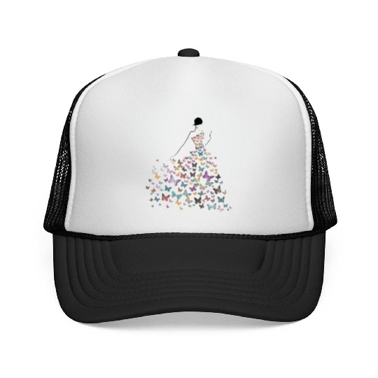 Colorful Butterfly Elegant for All Seasons Trucker Caps