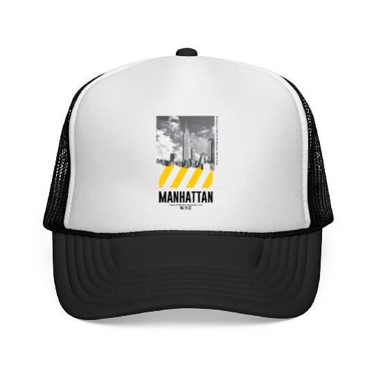 Manhattan NYC Trucker Caps