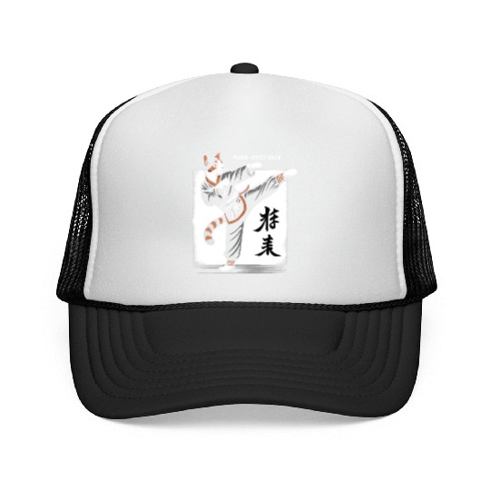 Kung Fu Chinese Kung Fu Asian Kung Fu Self defense Trucker Caps