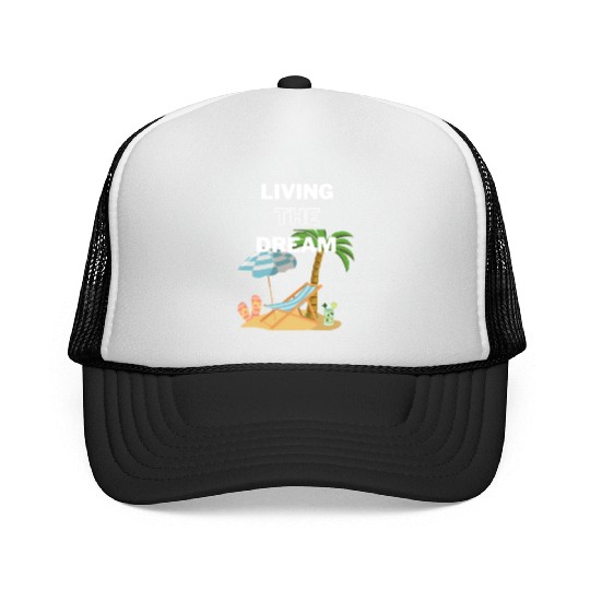 Living the Dream Trucker Caps