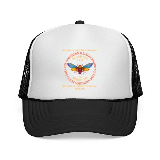 Cicada 2024 Event Brood XIX & XIII Emergence Trucker Caps