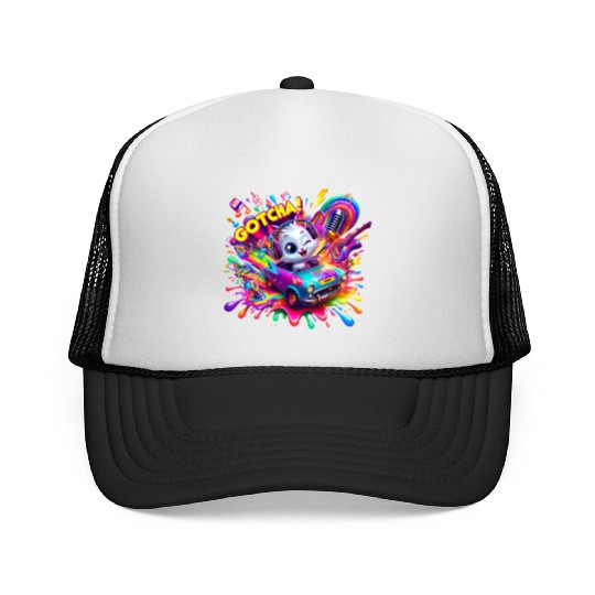 Galactic Vibes: Plosion of Splashes - GoTcha! Trucker Caps
