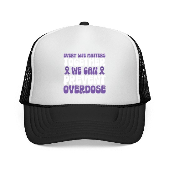 Overdose Awareness – In August We Wear Purple Trucker Caps