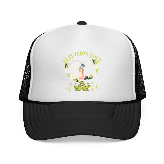 BEST MOM EVER MOTHER AND DAUGHTER DESIGN Trucker Caps