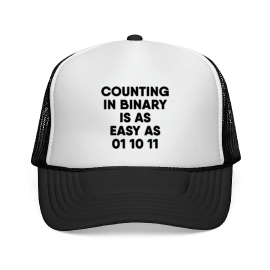 Computer Science Counting in Binary Trucker Caps